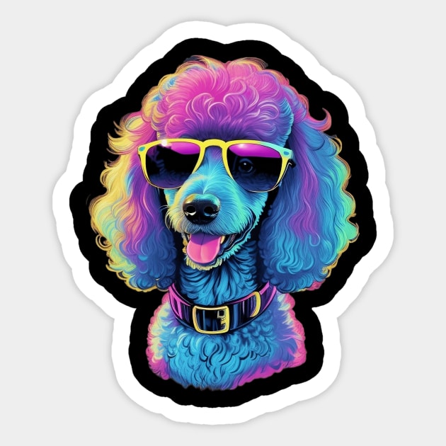 Cool Poodle with Sunglasses Sticker by Relax and Carry On